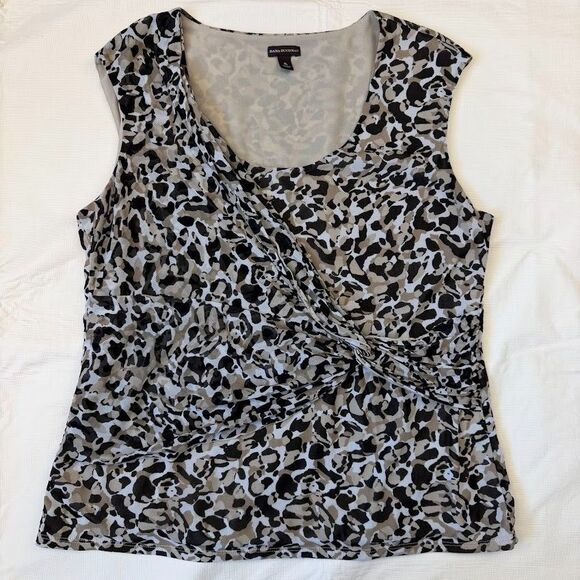 Dana Buchman Tops - Dana Buchman Animal Print Lined Sleeveless Top, XL